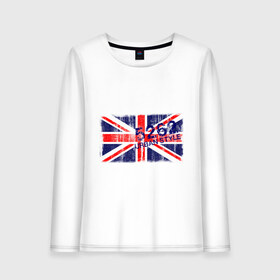 Женский лонгслив хлопок с принтом England Urban flag , 100% хлопок |  | 5262 | england | gb | uk | urban style | англия | британия | британский флаг | великобритания | флаги