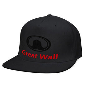 Кепка снепбек с прямым козырьком с принтом Great Wall logo , хлопок 100% |  | Тематика изображения на принте: great wall | greatwall | автобренды | автолюбителям | бренд | для автовладельцев | для автолюбителей | лого | логотип