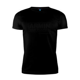 Мужская футболка премиум с принтом Armin van Buuren , 92% хлопок, 8% лайкра | приталенный силуэт, круглый вырез ворота, длина до линии бедра, короткий рукав | armada | armin van buuren | trance | армин