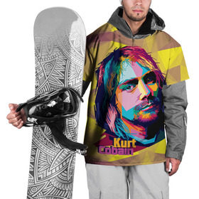 Накидка на куртку 3D с принтом Nirvana , 100% полиэстер |  | Тематика изображения на принте: cobain | curt | nirvana | rock | абстракт | кобейн | курт | рок