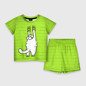 Детский костюм с шортами 3D с принтом Simon s cat 3 ,  |  | fitness | kitty | simon cat | simons | simons cat | голодный кот | для жирных | для толстых | жир | кот | кот саймона | котик | кошка | с котами | саймон | спорт | толстая | толстый | фитнес | фитнесс