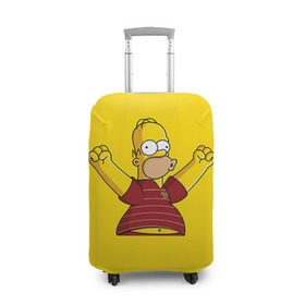 Чехол для чемодана 3D Гомер-болельщик купить 