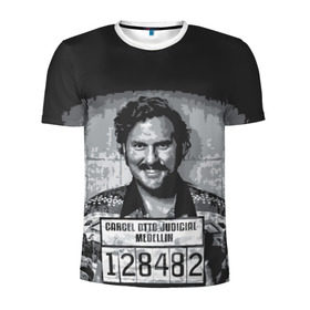 Мужская футболка 3D спортивная с принтом Pablo Escobar , 100% полиэстер с улучшенными характеристиками | приталенный силуэт, круглая горловина, широкие плечи, сужается к линии бедра | пабло | эскобар