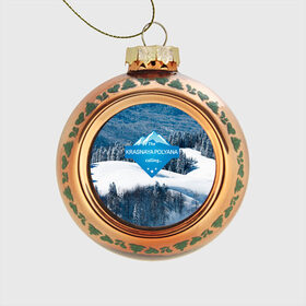 Стеклянный ёлочный шар с принтом Красная поляна , Стекло | Диаметр: 80 мм | горнолыжный курорт | горы | зима | красная поляна | лыжи | парк | роза хуторов | снег | сноутборд | сочи