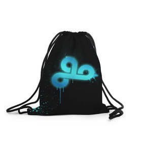 Рюкзак-мешок 3D с принтом cs:go - Cloud 9 (Black collection) , 100% полиэстер | плотность ткани — 200 г/м2, размер — 35 х 45 см; лямки — толстые шнурки, застежка на шнуровке, без карманов и подкладки | cloud9 | cs | csgo | го | кс