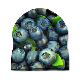 Шапка 3D с принтом Голубика , 100% полиэстер | универсальный размер, печать по всей поверхности изделия | blueberry | голубика | черника | ягоды