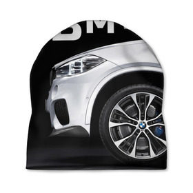 Шапка 3D с принтом BMW белая , 100% полиэстер | универсальный размер, печать по всей поверхности изделия | bmw | x3 x4 x5 x6 x7 x8 | авто | автомобиль | блатная | бмв | бумер | бэха | иномарка | концерн | красивая | крутая | марка немецкая | машина | пацанский таз | прикольная | тачила | тачка