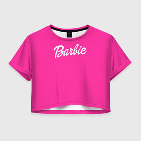 Женская футболка 3D укороченная с принтом Барби , 100% полиэстер | круглая горловина, длина футболки до линии талии, рукава с отворотами | badgirl | barbie | beach party | beaches | bride | crew | girl | girlfriends | henparty | pink | power | princess | real girls | superbride | team | девичник | для влюбленных | для подруг | замуж | море | невеста | отдых | пляж | пляжная вечеринка | подру