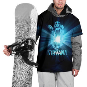 Накидка на куртку 3D с принтом Группа Nirvana , 100% полиэстер |  | Тематика изображения на принте: kurt cobain | nirvana | вечная память | гитара | гранж | кумир | курт кобейн | лучи | микрофон | музыкант | надпись | нирвана | певец | рок | свет