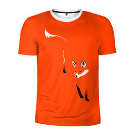 Мужская футболка 3D спортивная с принтом Лисица , 100% полиэстер с улучшенными характеристиками | приталенный силуэт, круглая горловина, широкие плечи, сужается к линии бедра | зверь | лис | лиса | лисица | лисонька | рыжая | хищник