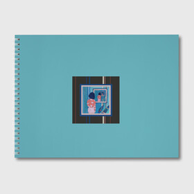 Альбом для рисования с принтом Рекурсия , 100% бумага
 | матовая бумага, плотность 200 мг. | Тематика изображения на принте:   оптическая иллюзия | искусство | картина