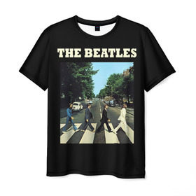 Мужская футболка 3D с принтом The Beatles , 100% полиэфир | прямой крой, круглый вырез горловины, длина до линии бедер | beatles | the beatles | битлз | битлс | битлы | группы | джон леннон | джордж харрисон | легенды | музыка | пол маккартни | ринго старр | рок