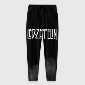 Мужские брюки 3D с принтом Led Zeppelin , 100% полиэстер | манжеты по низу, эластичный пояс регулируется шнурком, по бокам два кармана без застежек, внутренняя часть кармана из мелкой сетки | led zeppelin | лед зеппелин