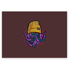 Поздравительная открытка с принтом Octopus(Lil Peep, GBC) , 100% бумага | плотность бумаги 280 г/м2, матовая, на обратной стороне линовка и место для марки
 | gbc | lil | peep | rap | rock | бордовый | желтый | зеленый | исполнитель | картинка | надпись на спине | осьминог | редактируемый дизайн | рок | рэп | рэпер | сочный цвет | фиолетовый