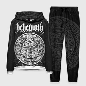 Мужской костюм 3D (с толстовкой) с принтом Behemoth ,  |  | Тематика изображения на принте: behemoth | black metal | death metal | inferno | nergal | orion | seth | блэк метал | группы | дэт метал | метал | музыка | рок