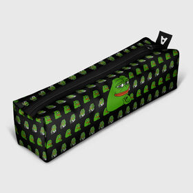 Пенал 3D с принтом Frog Pepe , 100% полиэстер | плотная ткань, застежка на молнии | meme | жаба | звук | лягушка | майнкрафт | мем | пепа | пепе | скин